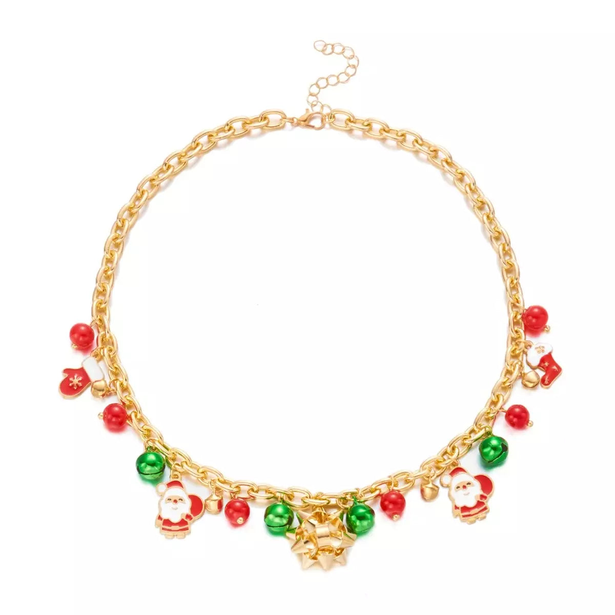 Santa's Sleigh Link Necklace