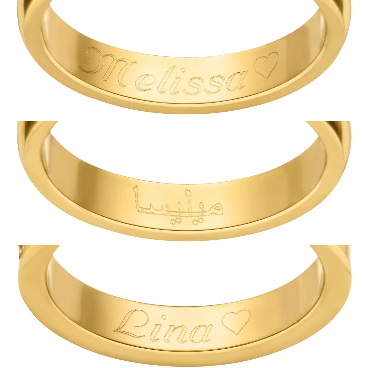 Arianna Ring – 18K Gold Plated Zirconia Band