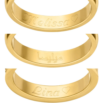 Arianna Ring – 18K Gold Plated Zirconia Band