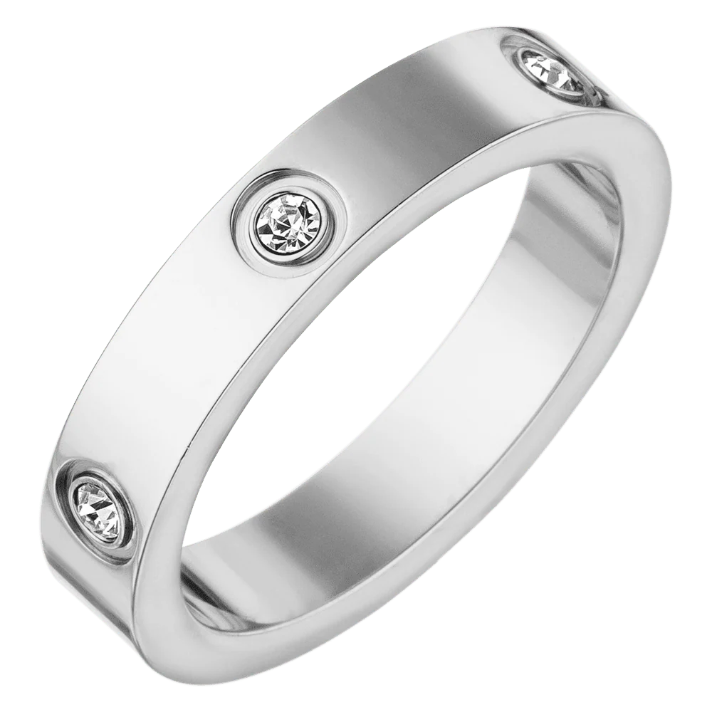Arianna Ring – 18K Gold Plated Zirconia Band