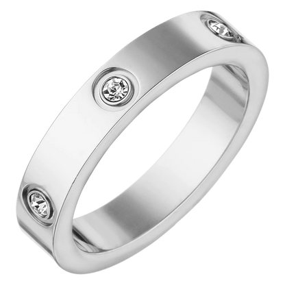 Arianna Ring – 18K Gold Plated Zirconia Band
