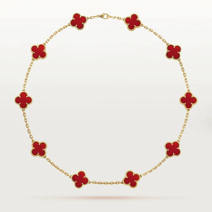 Elegant Clover Pendant Necklace