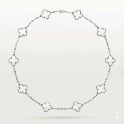 Elegant Clover Pendant Necklace