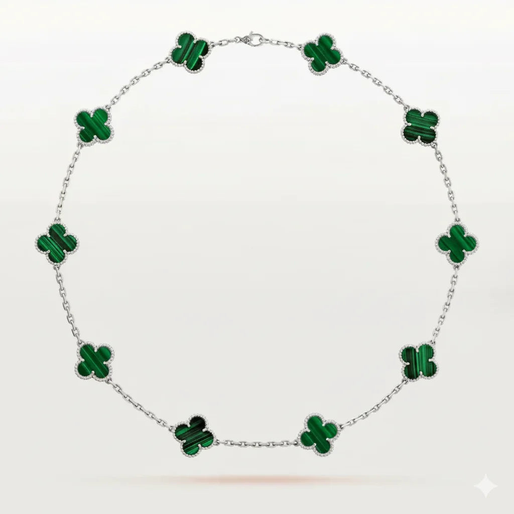 Elegant Clover Pendant Necklace