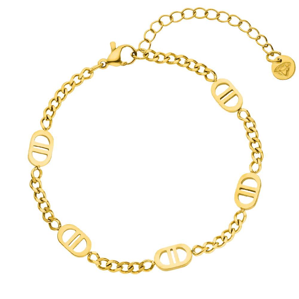 Five Prestige Bracelet – 18K Gold Plated