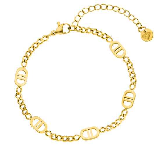 Five Prestige Bracelet – 18K Gold Plated