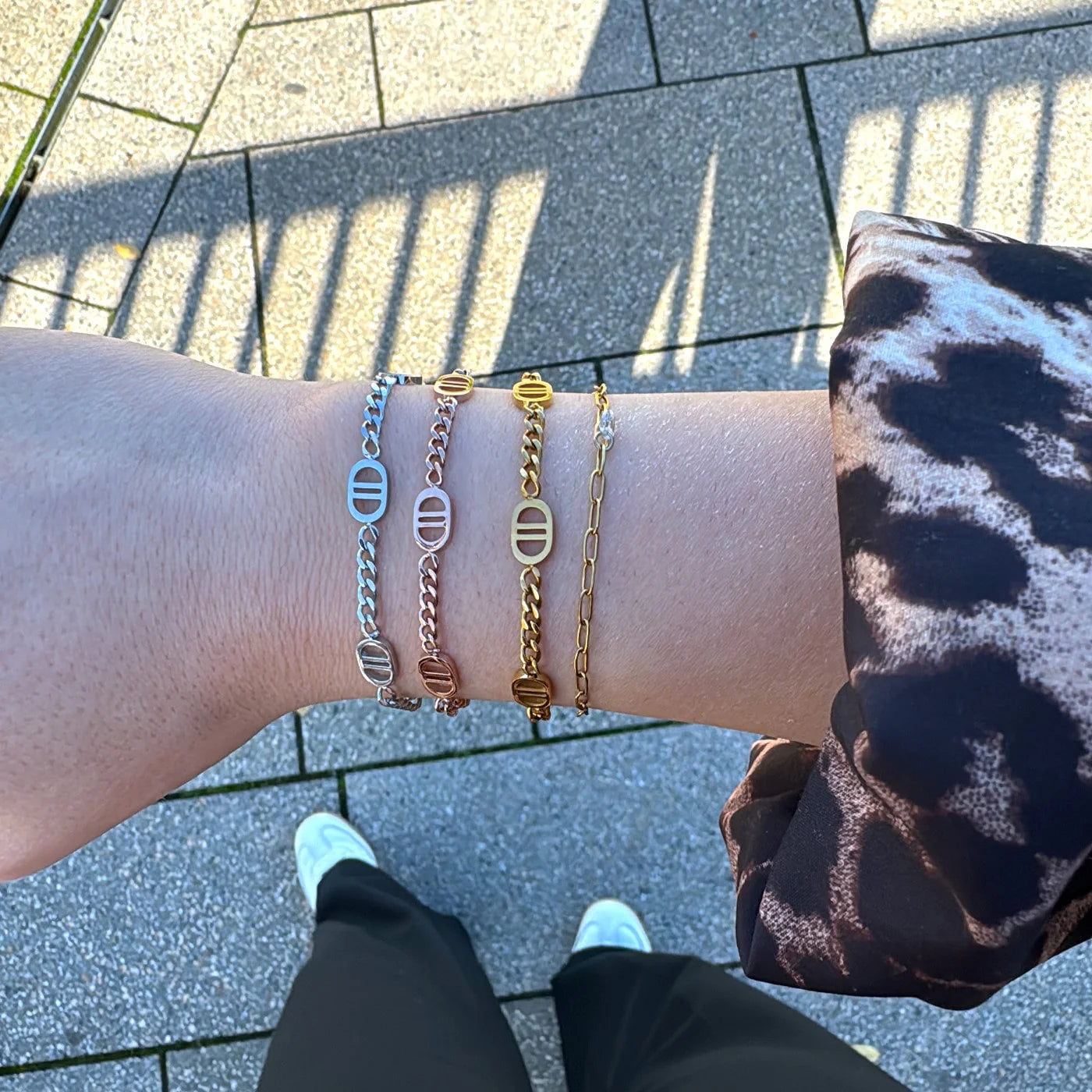 Five Prestige Bracelet – 18K Gold Plated