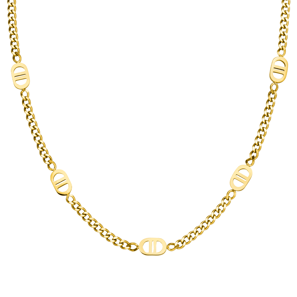 Five Prestige Necklace – 18K Gold Plated
