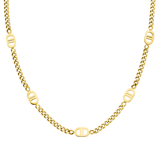 Five Prestige Necklace – 18K Gold Plated