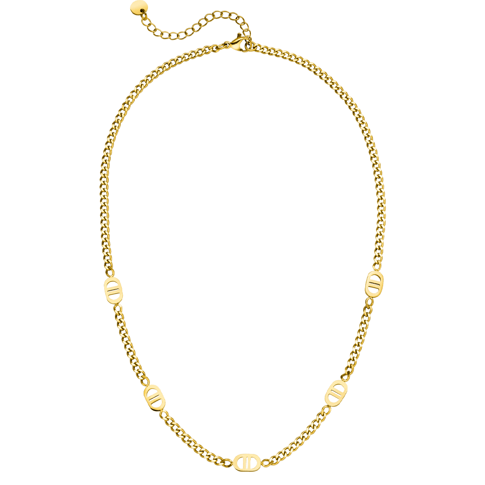 Five Prestige Necklace – 18K Gold Plated