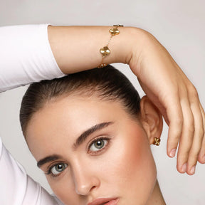 Golden Clover Bracelet – 18K Gold Plated