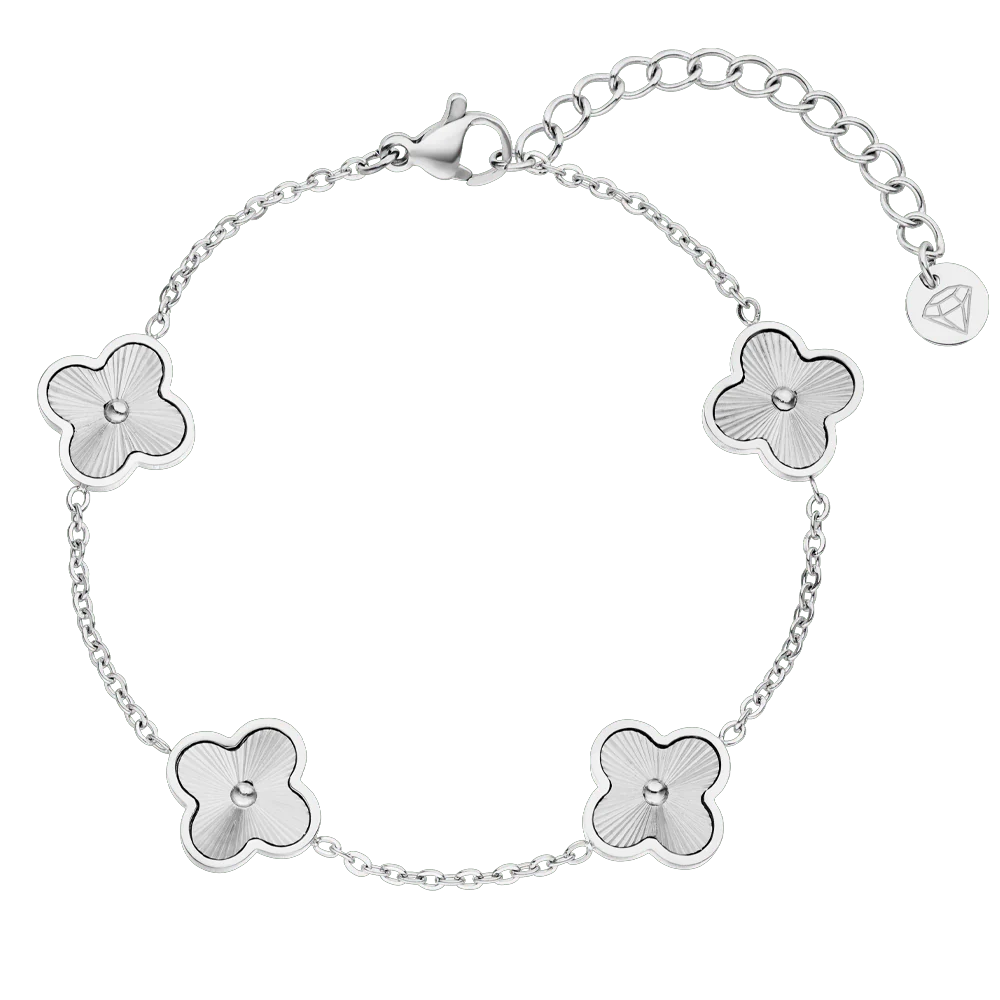 Golden Clover Bracelet – 18K Gold Plated