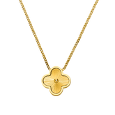 Golden Clover Necklace – 18K Gold Plated