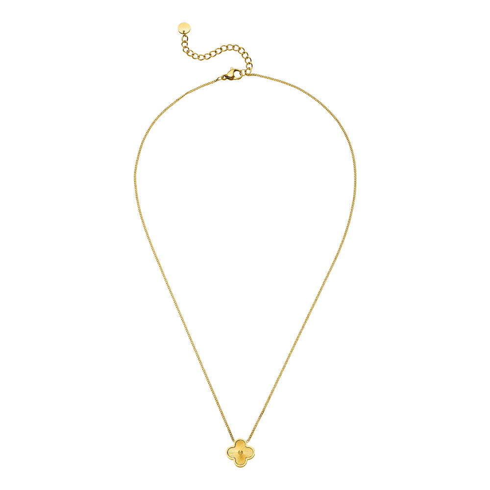 Golden Clover Necklace – 18K Gold Plated