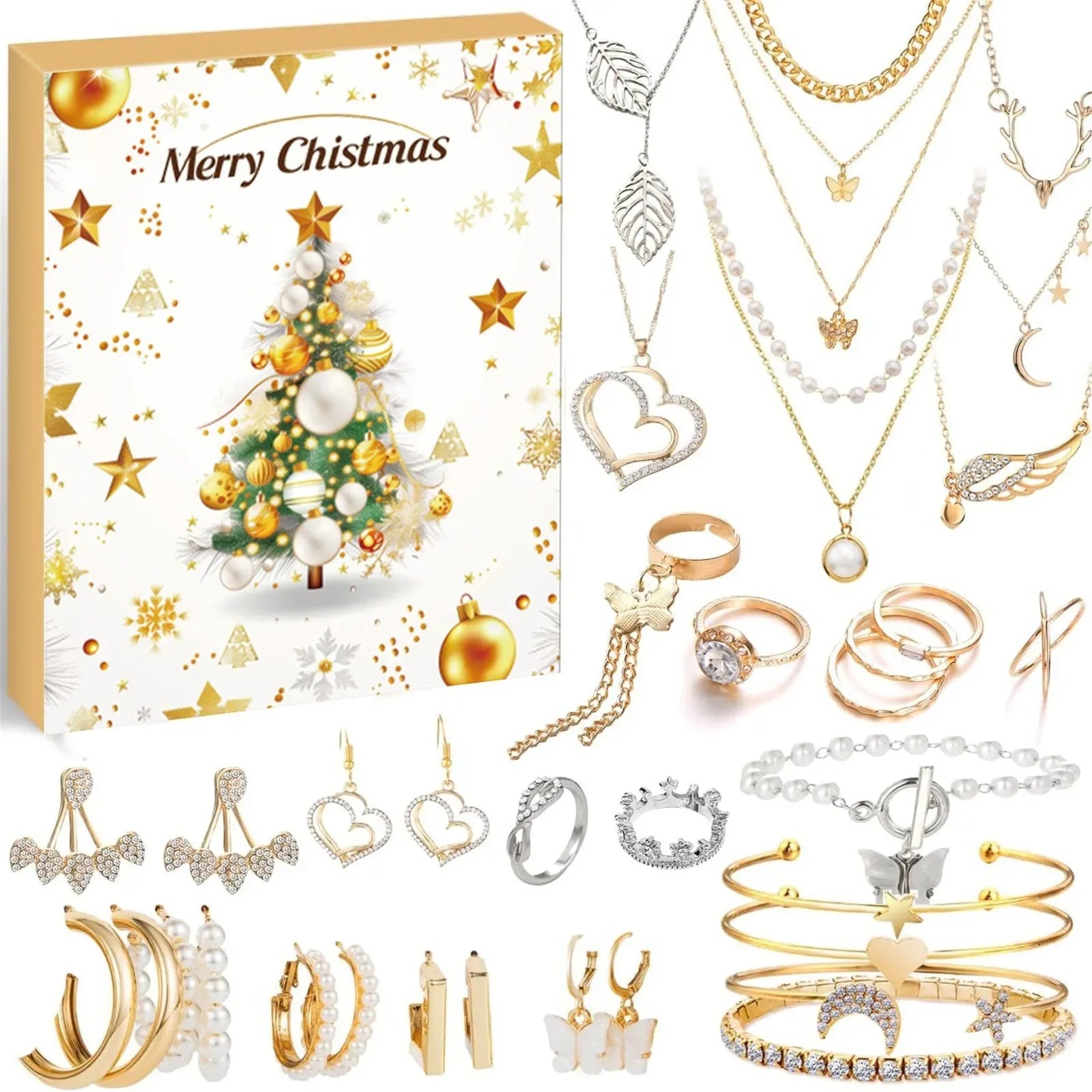 Golden Harmony Jewellery Advent Calendar