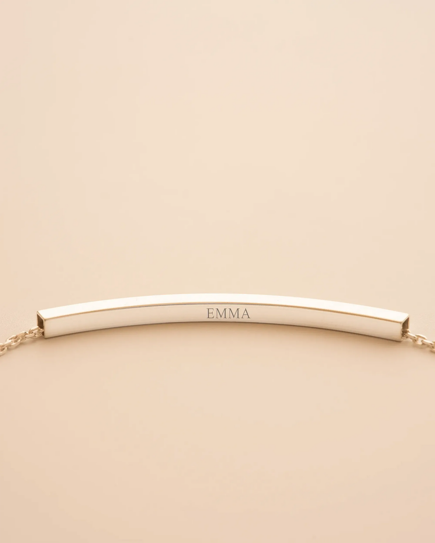 Hidden Message Skinny Bar Bracelet