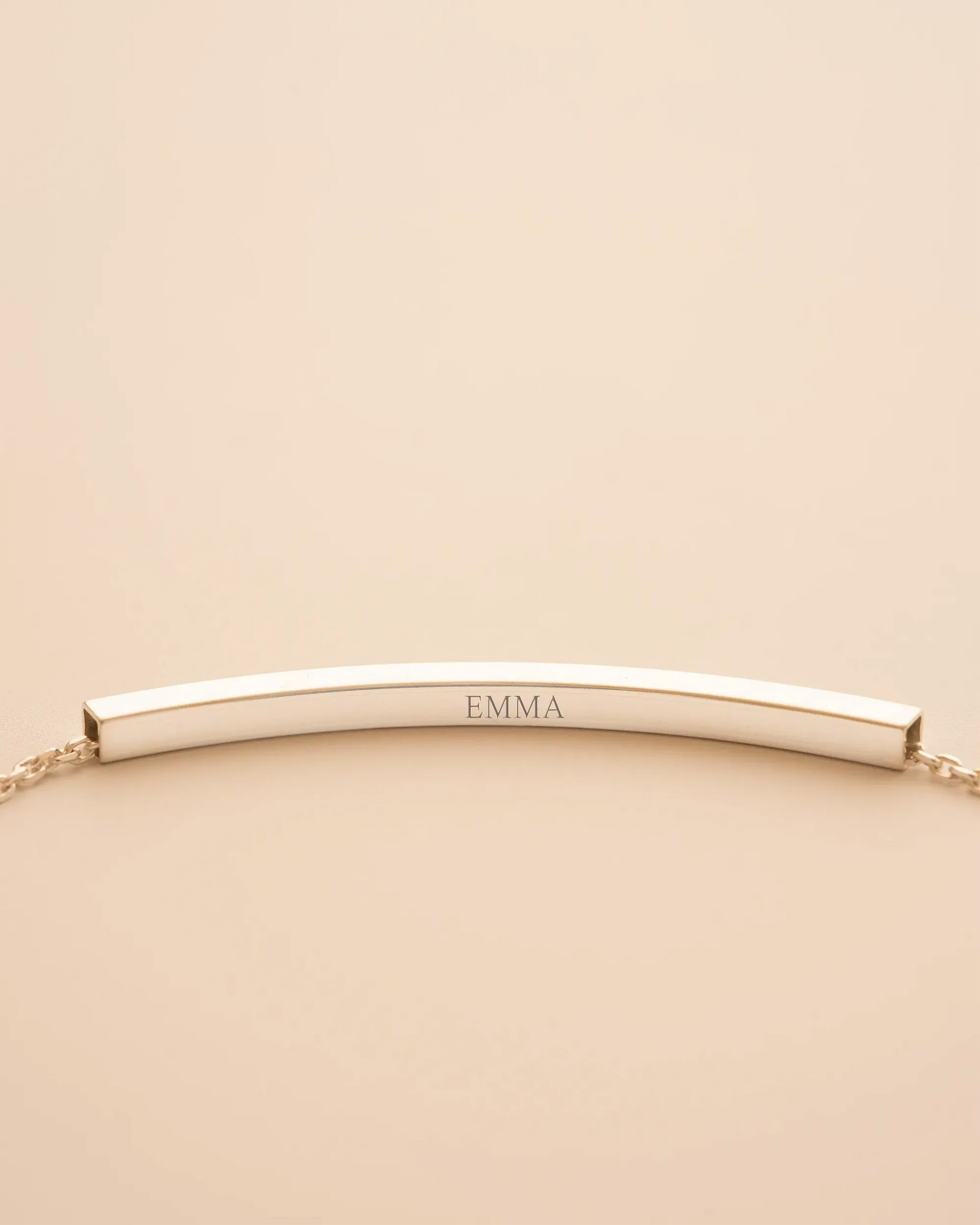 Hidden Message Skinny Bar Bracelet