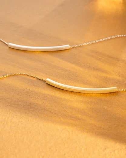 Hidden Message Skinny Bar Bracelet