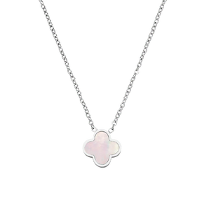 Lucky Rose Clover Necklace - 18K Gold Plated