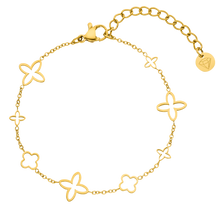 Luxury Clover Bracelet – 18K Gold Plated