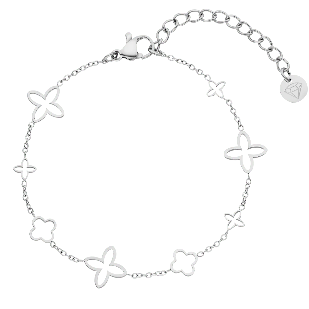 Luxury Clover Bracelet – 18K Gold Plated