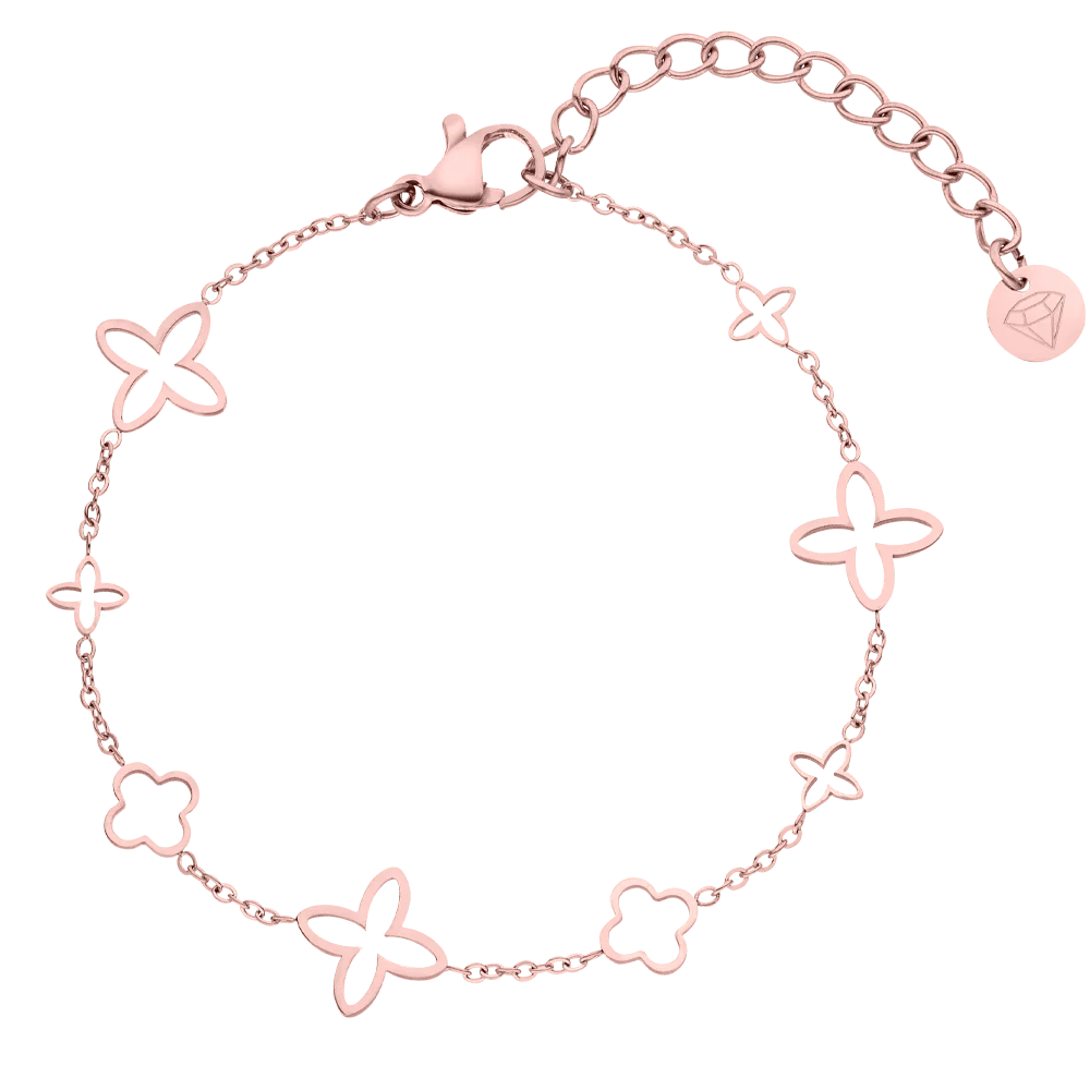 Luxury Clover Bracelet – 18K Gold Plated