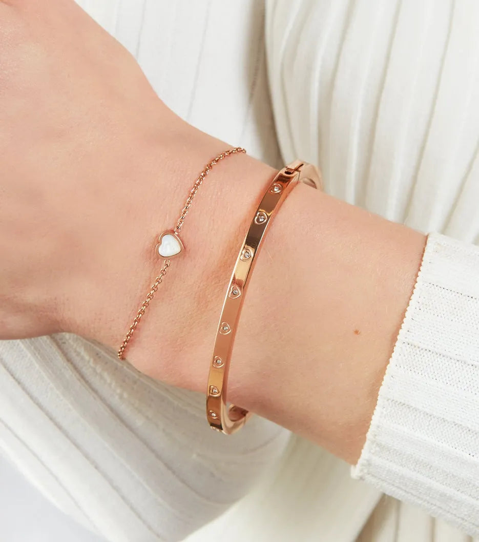 Mini Heart Birthstone Bracelet