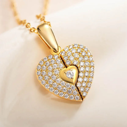 Personalised Heart Photo Locket Necklace