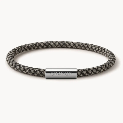 Personalised Leather Bracelet with Engraving