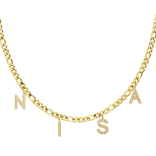 Personalised Name Necklace – 18K Gold Plated