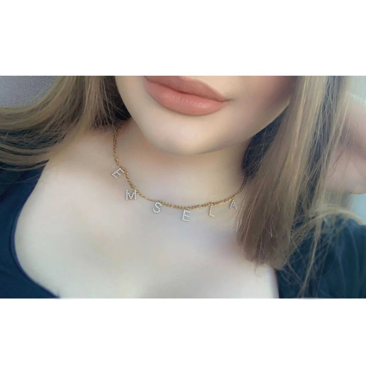 Personalised Name Necklace – 18K Gold Plated