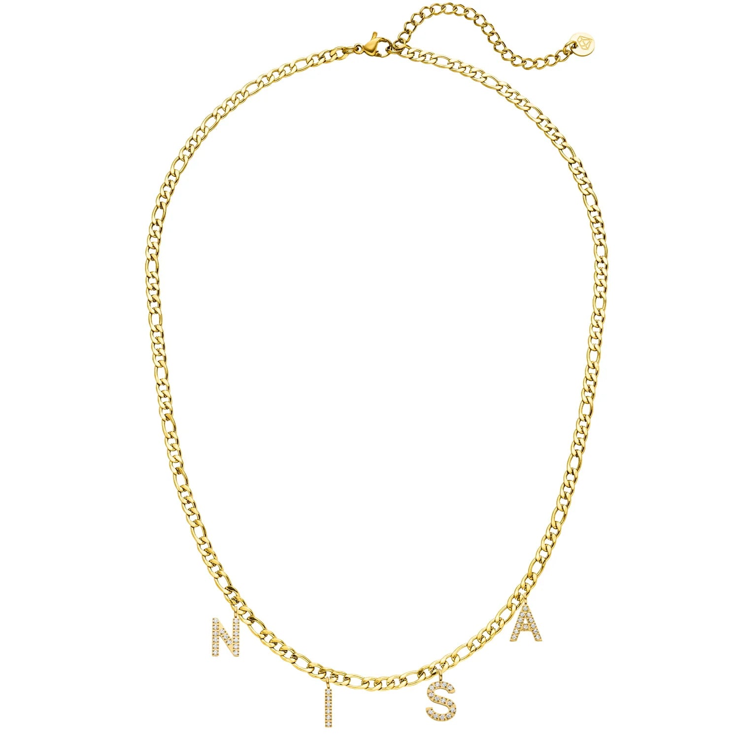 Personalised Name Necklace – 18K Gold Plated