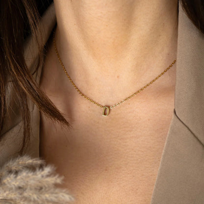 Personalised Tiny Letter Necklace