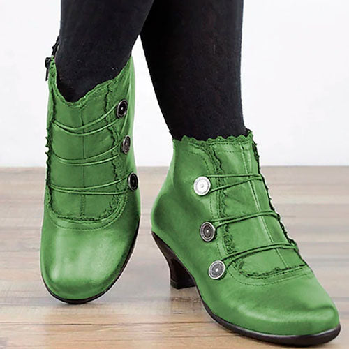 Victorian Lace Button Boots