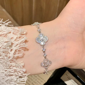 Sakura Clover Bracelet