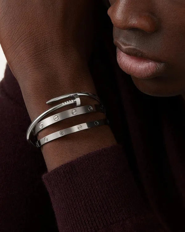 Screw Bracelet Statement Cuff