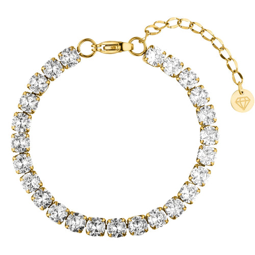Tennis Bracelet – 18K Gold Plated Zirconia
