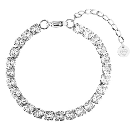 Tennis Bracelet – 18K Gold Plated Zirconia