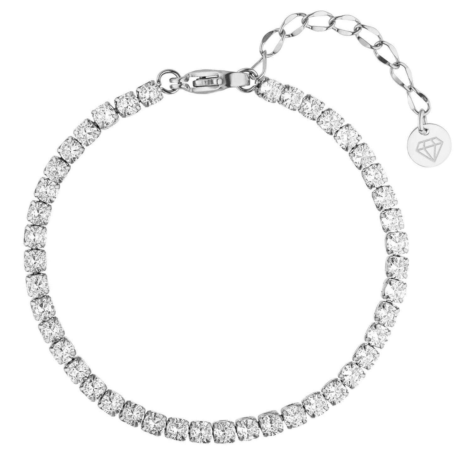 Tennis Bracelet – 18K Gold Plated Zirconia