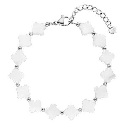 White Clover Bracelet – 18K Gold Plated