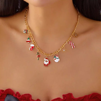 Christmas Character Figaro Necklace