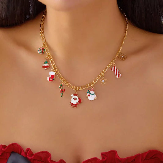 Christmas Character Figaro Necklace