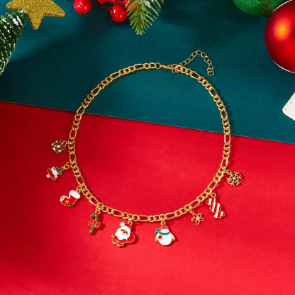 Christmas Character Figaro Necklace