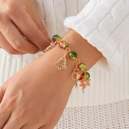 Christmas Icon & Crystal Bracelet