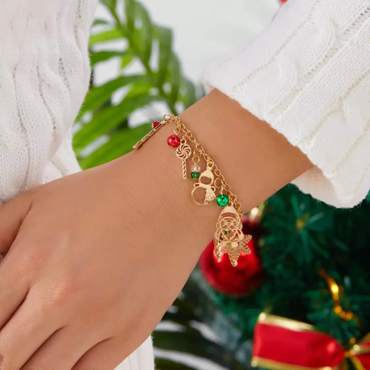 Christmas Toggle Charm Bracelet