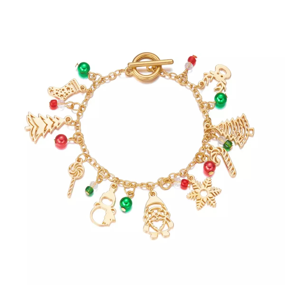 Christmas Toggle Charm Bracelet