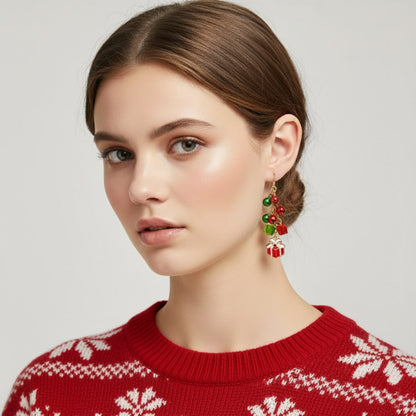 Jingle Box Drop Earrings