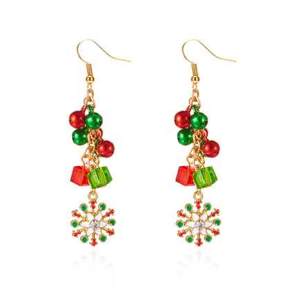 Jingle Snowflake Drop Earrings